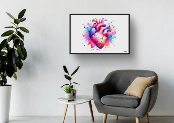 dream watercolour heart waiting room