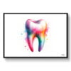 dream watercolour molar minimalist front view