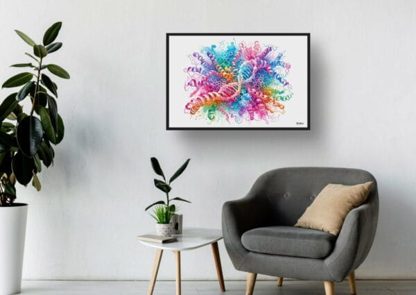 dream watercolour alpha synuclein protein waiting room 1