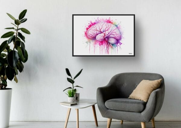 dream watercolour cerebral angiography side waiting room