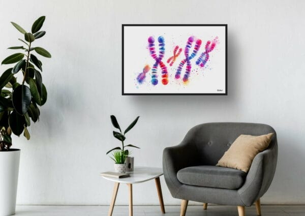 dream watercolour chromosomes waiting room 1