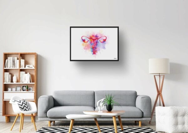 dream watercolour female reproductive system lobby 1