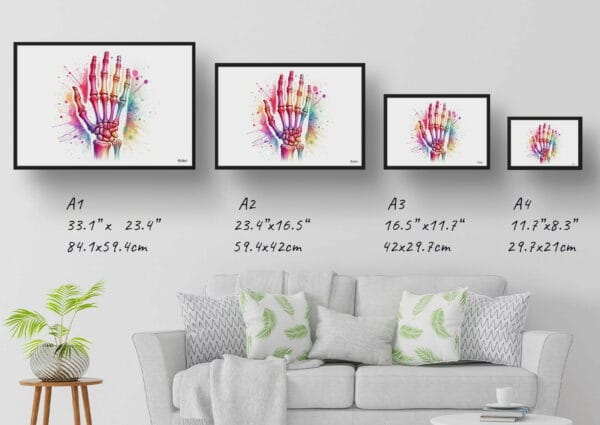 dream watercolour hand print size comparison 1