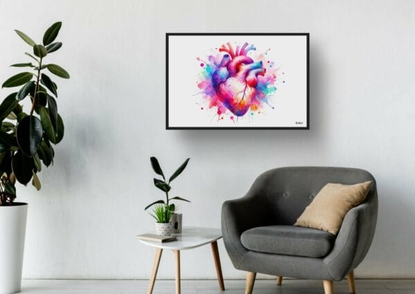 dream watercolour heart waiting room 1