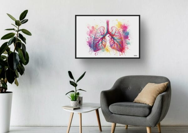 dream watercolour lungs waiting room 1