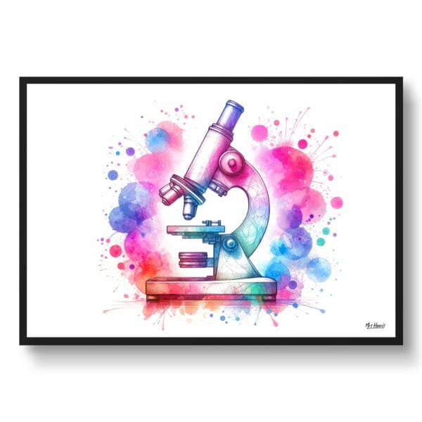 dream watercolour microscope front view 1