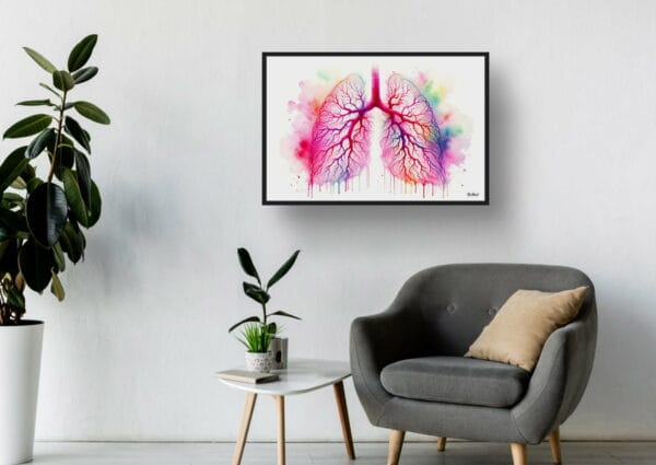 dream watercolour pulmonary angiogram waiting room 1