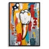 dental abstract expressionism pre molar front view isolated