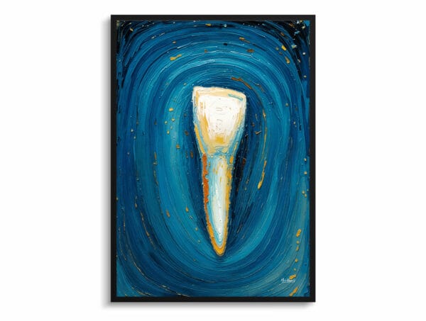 Starlit Impressionism Incisor Print - Dentist Wall Art