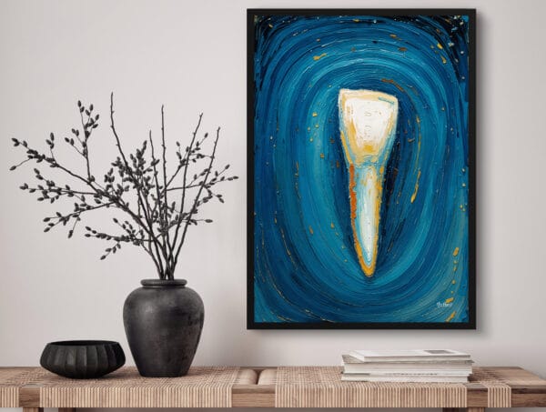 Starlit Impressionism Incisor Print - Dentist Wall Art - Image 3