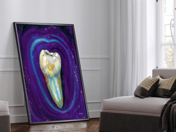 Celestial Impressionism Pre-Molar Print - Dentist Wall Art - Image 2