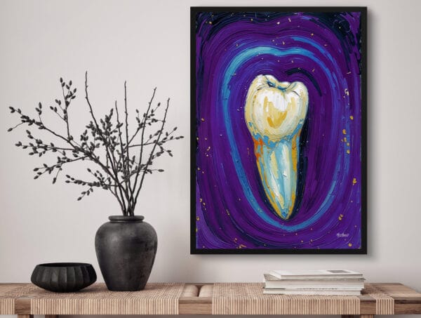 Celestial Impressionism Pre-Molar Print - Dentist Wall Art - Image 3