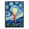 dental van gogh incisor front view isolated