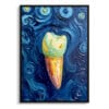 dental van gogh pre molar front view isolated