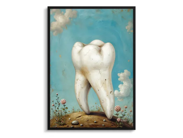 Surrealism Molar Garden Print - Dentist Wall Art