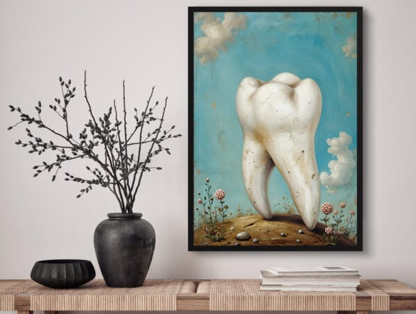 Surrealism Molar Garden Print - Dentist Wall Art - Image 3