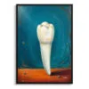 dental whimsical surrealism pre molar front view isolated